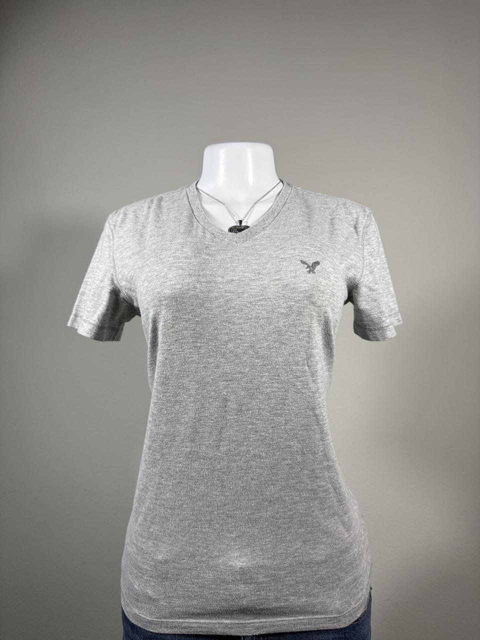 🤍 American Eagle Legends Gray V-Neck Tee 🤍