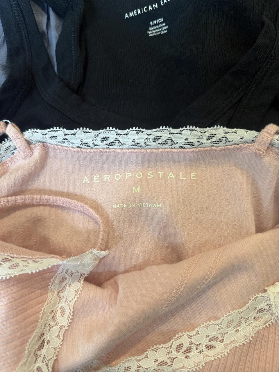 🩷 Y2K Aeropostale Lace Trim Cami Crop Top 🩷