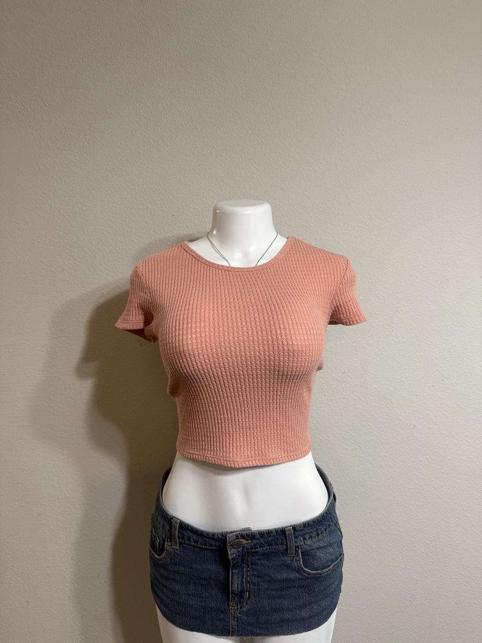 💖 Y2K American Eagle Textured Crop Top 💖