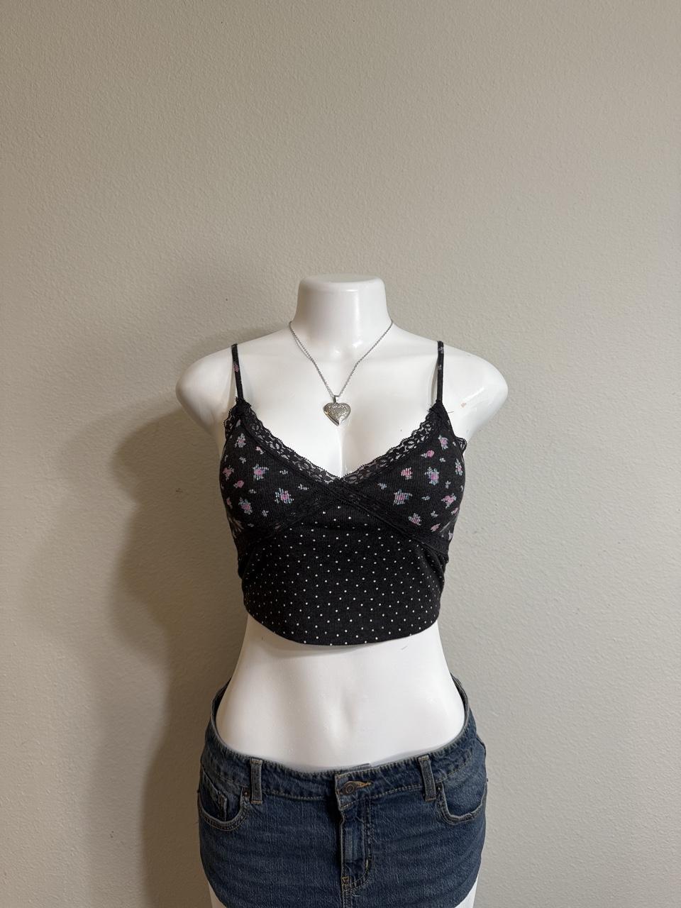 🖤 Y2K Aeropostale Floral Lace Cami 🖤