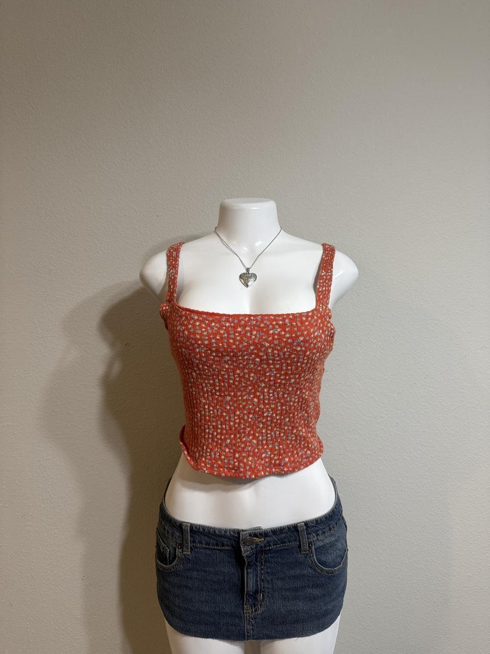 🧡 American Eagle Smocked Crop Tank 🧡