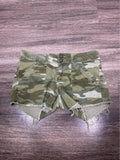 Vintage Y2K Jolt Camo Cargo Mini Shorts Womens Medium Army Grunge Streetwear