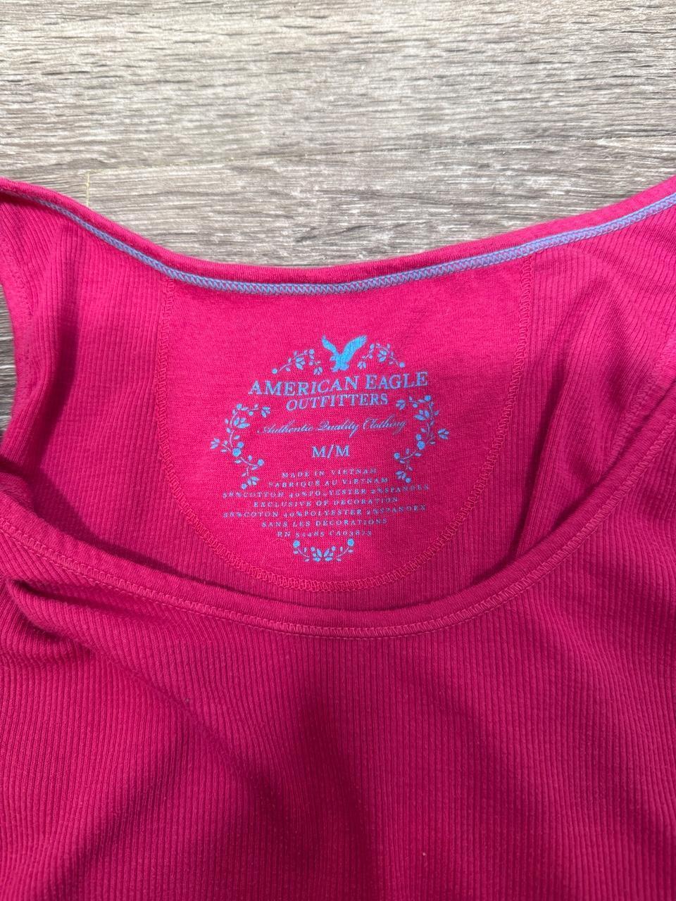 💖 Vintage American Eagle Pink Ribbed Tank Top 💖