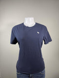 🤍 Abercrombie & Fitch Blue Square Neck Long Sleeve Crop Top 🤍