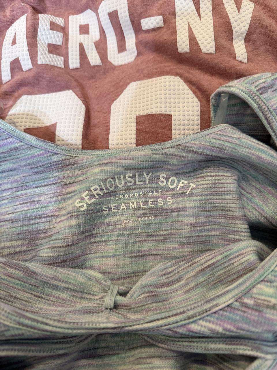 💖 Y2K Aeropostale Seriously Soft Seamless Cutout Crop Top 💖