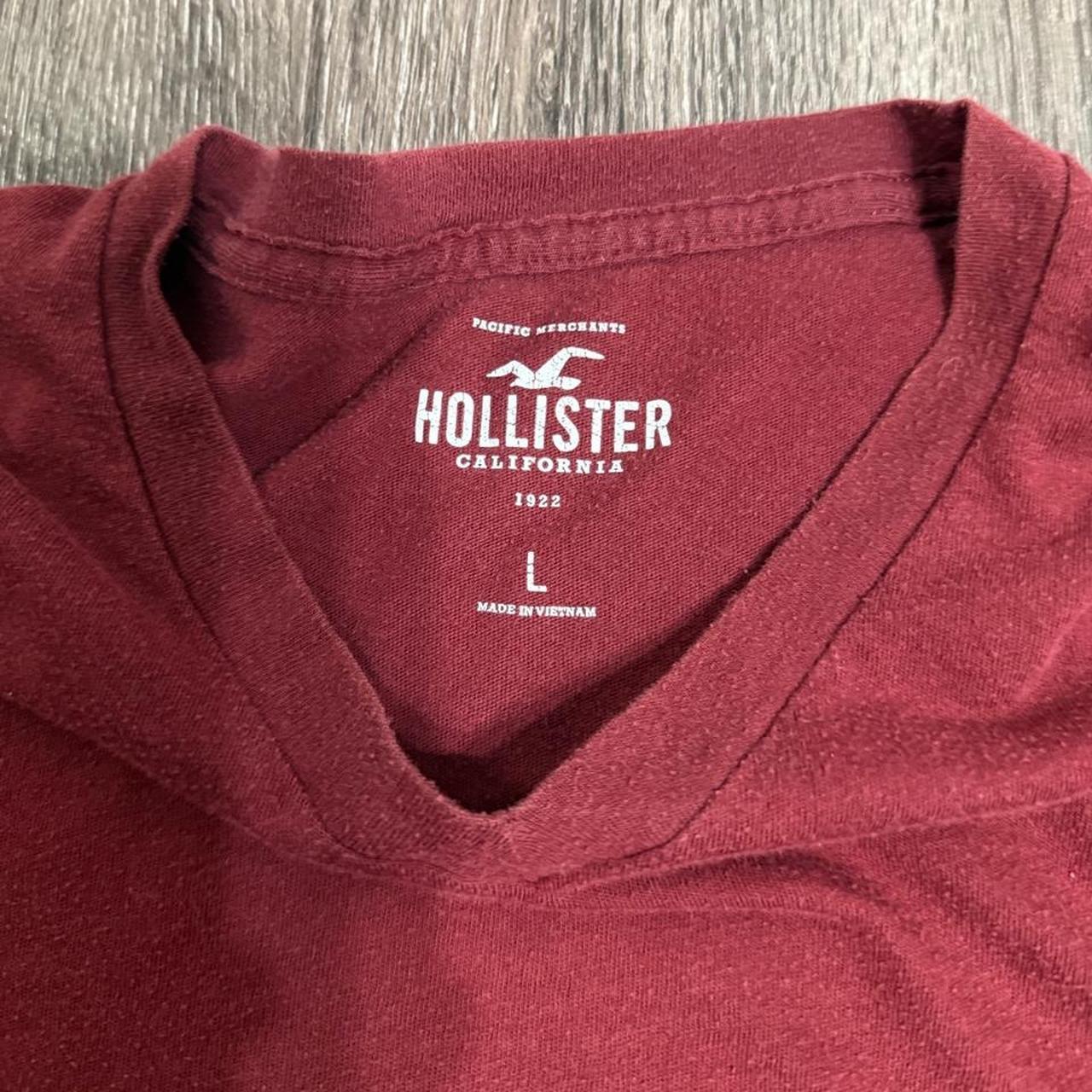 Hollister Co. Men's Red Tshirt