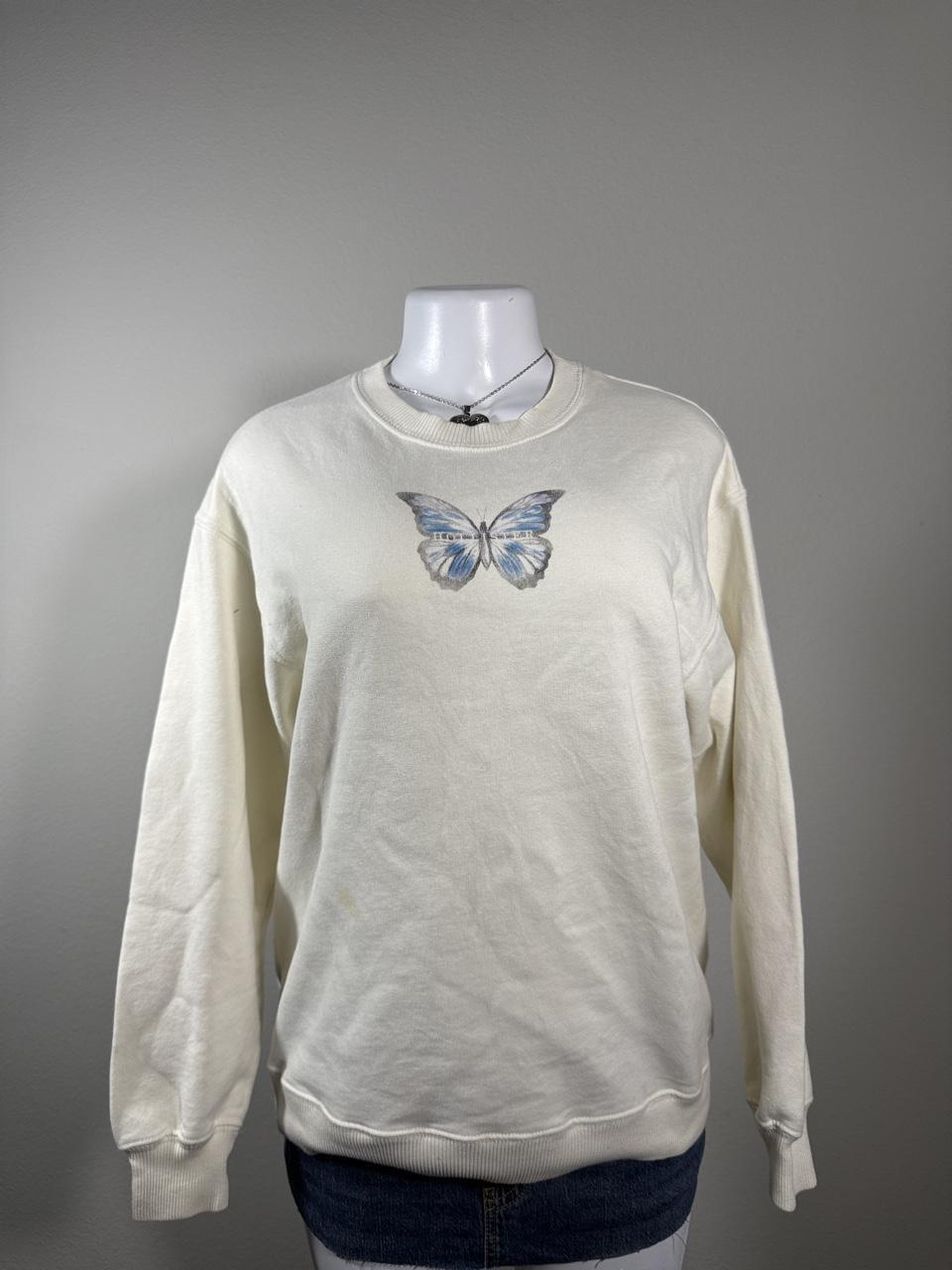 🤍 Hollister Butterfly Graphic Crewneck Sweatshirt 🤍