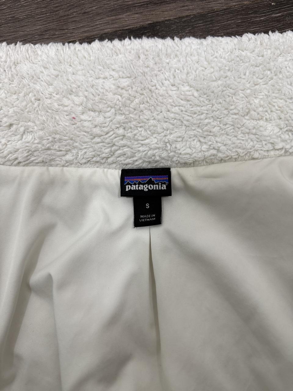 Patagonia Better Sweater Sherpa Fleece Vest White Full Zip