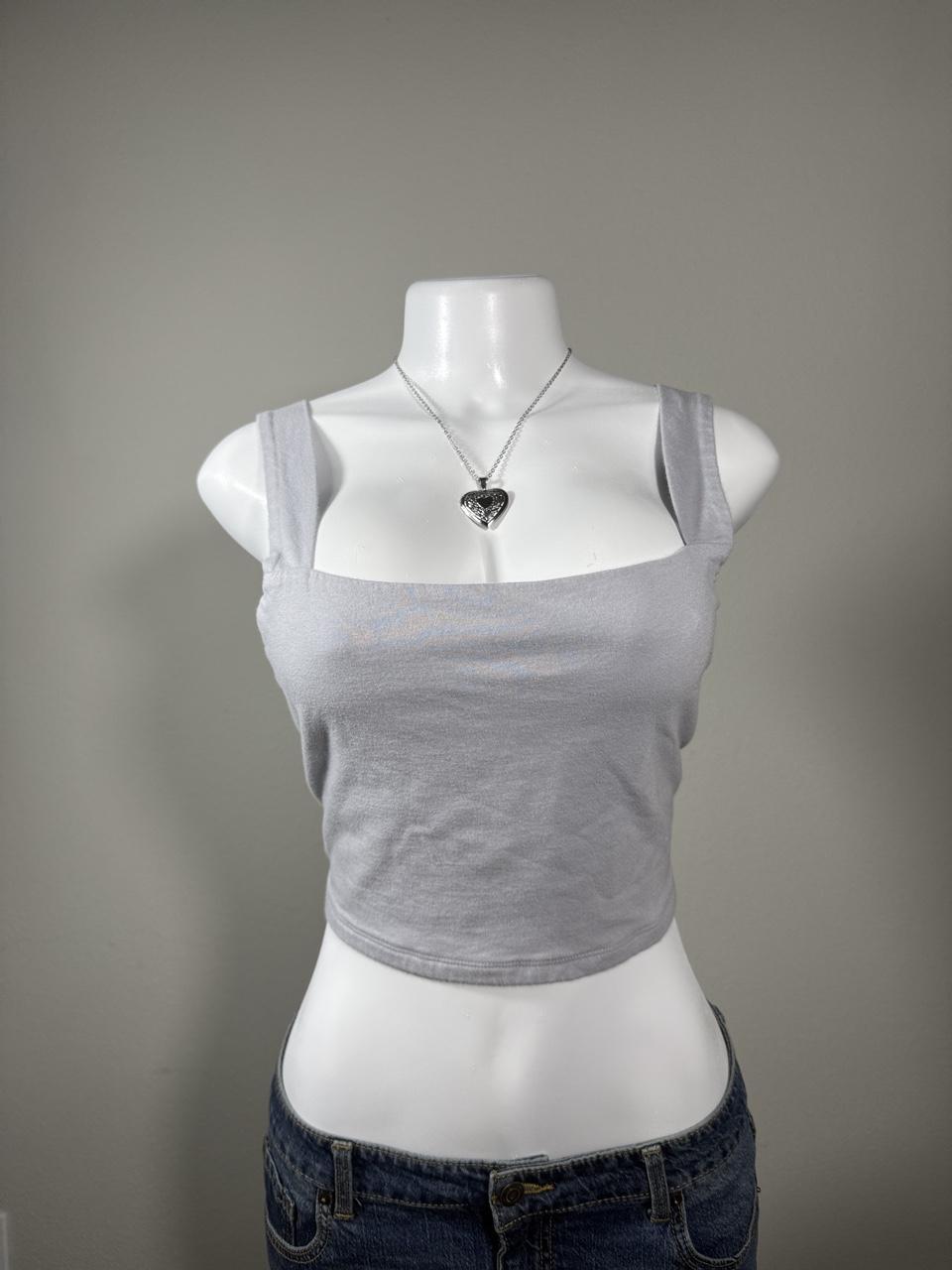 🩶 Aéropostale Gray Cropped Tank Top 🩶