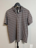 Aeropostale Men's Grey and Multi Polo-shirt