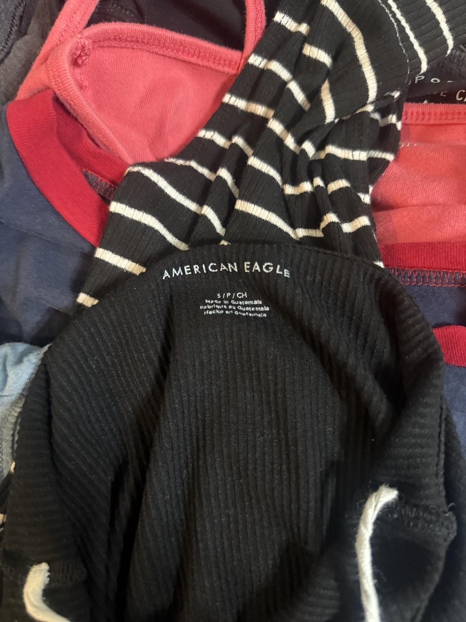🖤 Y2K American Eagle ribbed halter tank 🖤