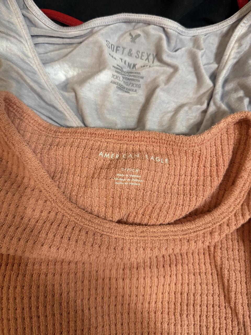 💖 Y2K American Eagle Textured Crop Top 💖