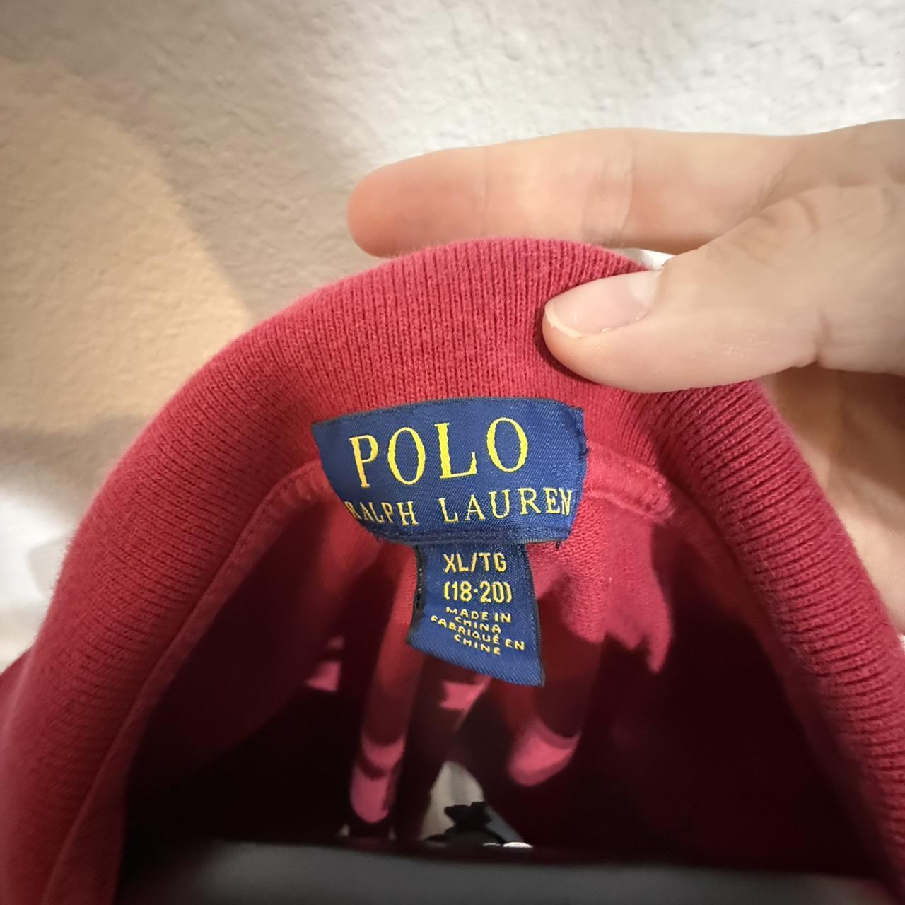 Polo Ralph Lauren Men's Red and Burgundy Polo-shirt