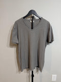 Diesel Women's Grey and Tan Tshirt