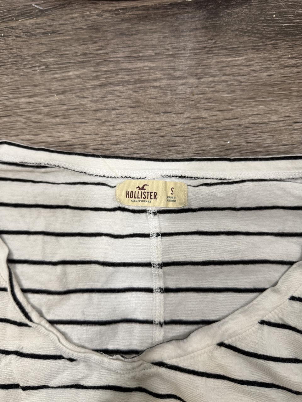 🤍 Vintage Hollister Striped Puff Sleeve Tee 🤍