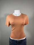 Y2K American Eagle Soft & Sexy Brown Crew Neck Tee