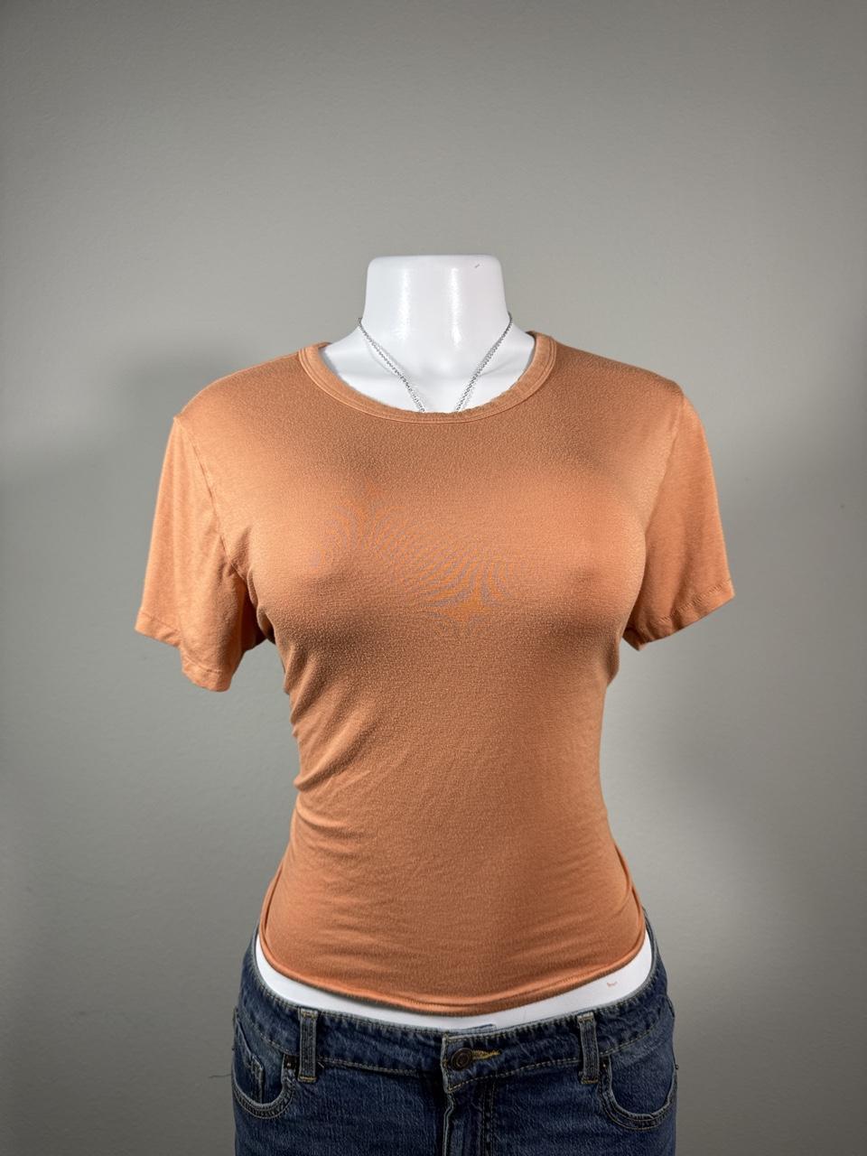 Y2K American Eagle Soft & Sexy Brown Crew Neck Tee