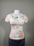 🤍 Aeropostale Seriously Soft Pink Tie-Dye V-Neck Tee 🤍