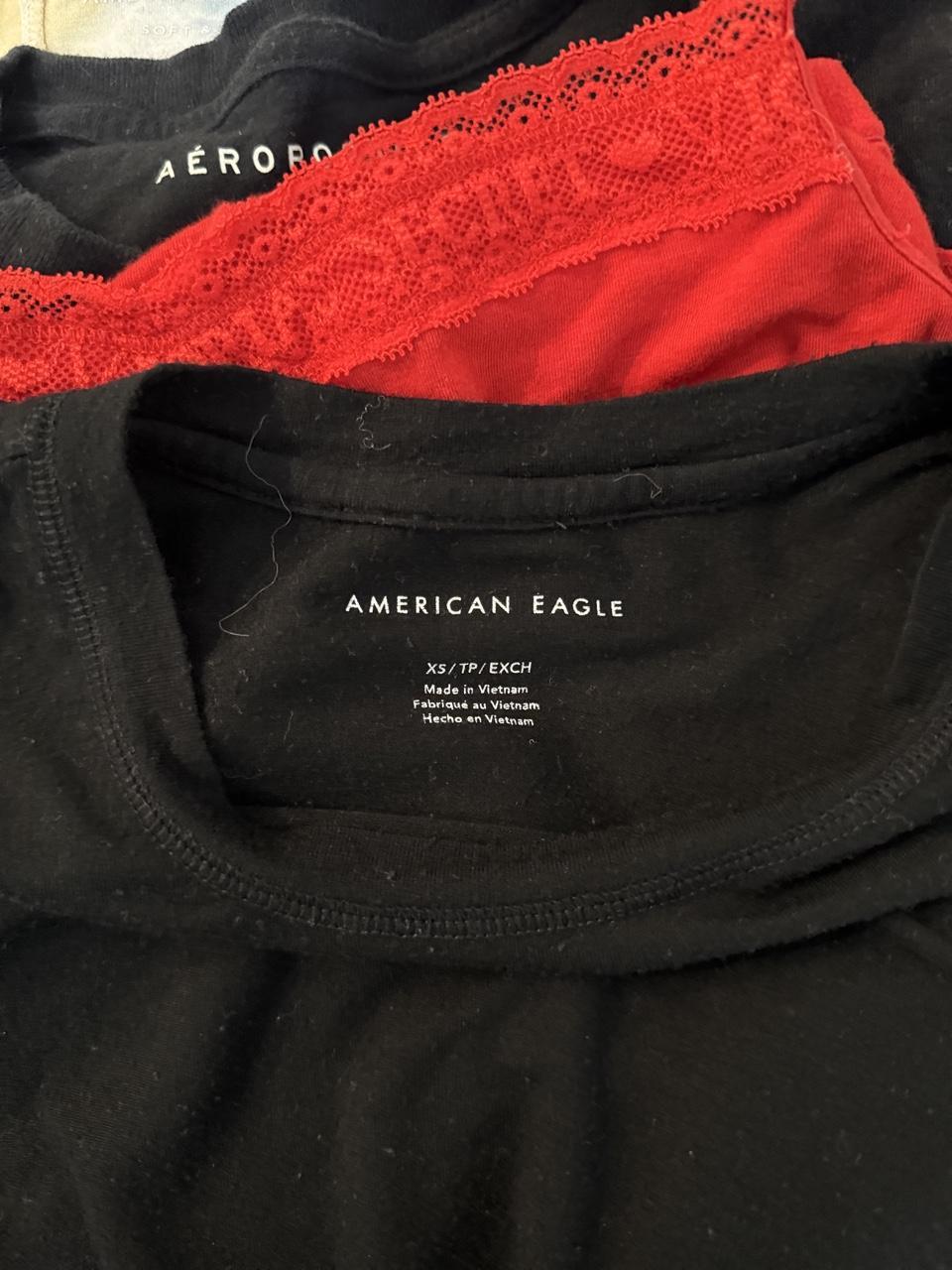 Y2K American Eagle Front Twist Tee