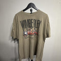 Men's Khaki and Green Tshirt