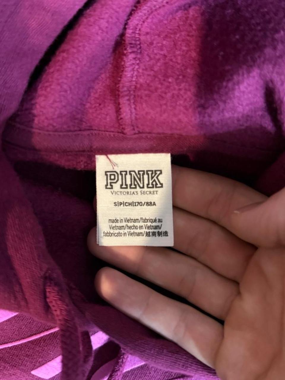 Victoria's Secret Women's Purple and Pink Hoody