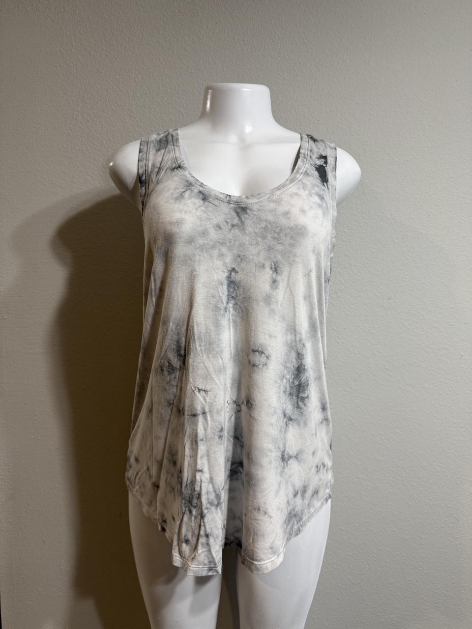 American Eagle Women's Grey and White Vests-tanks-cami