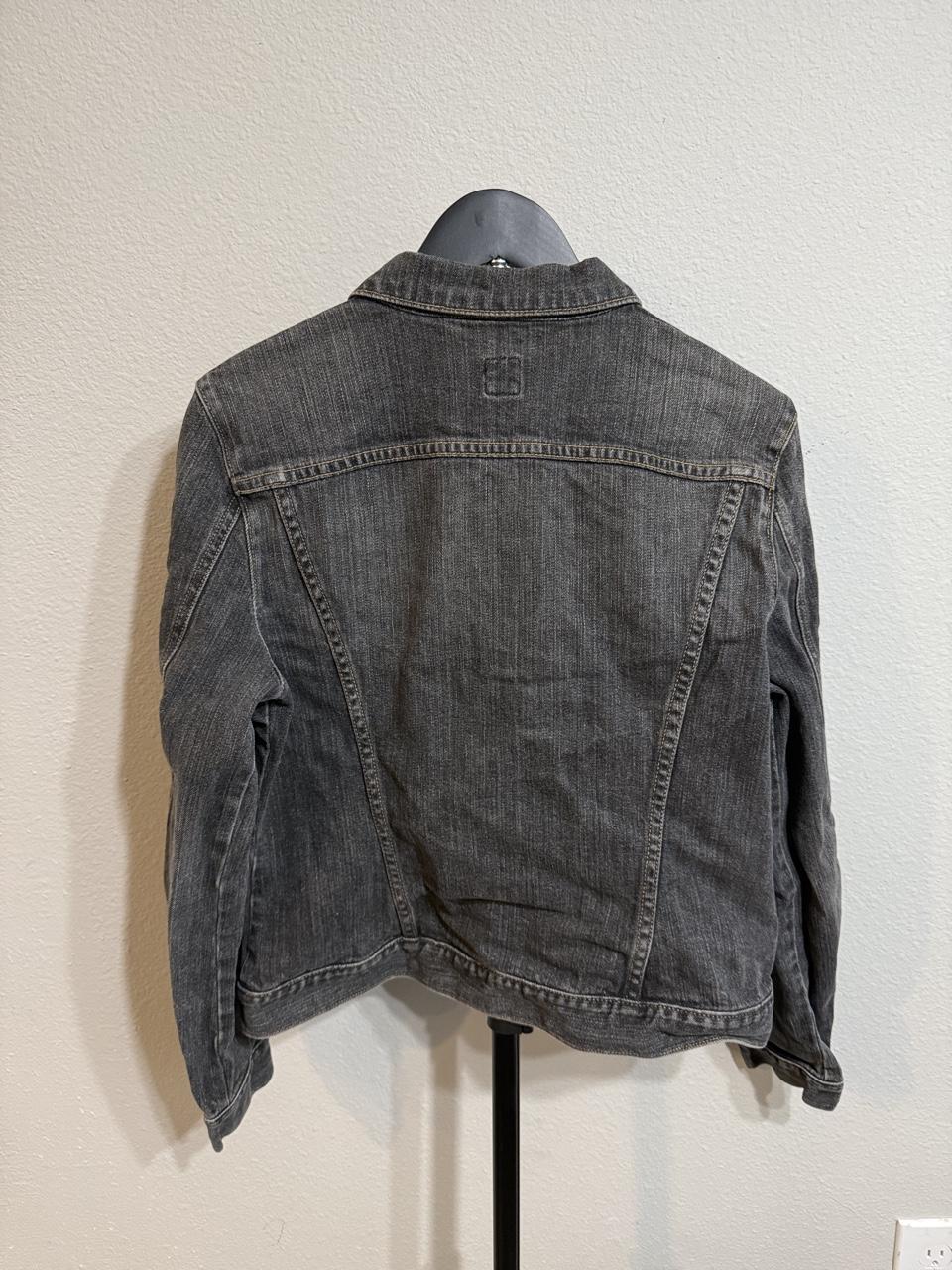 Gap Women's Grey and Black Jacket