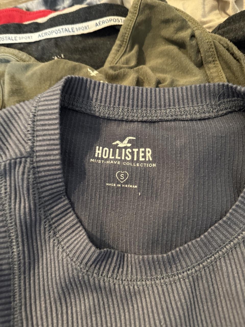 🩶 Hollister Ribbed Crop Tank 🩶