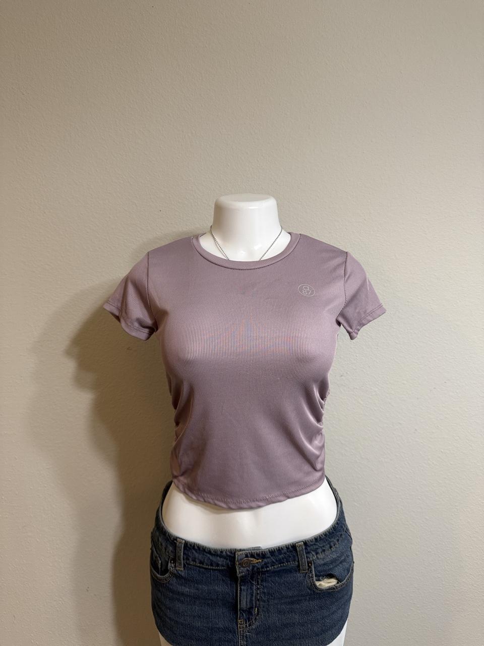 💖 Aeropostale Kids G87 Ribbed Y2K Baby Tee 💖
