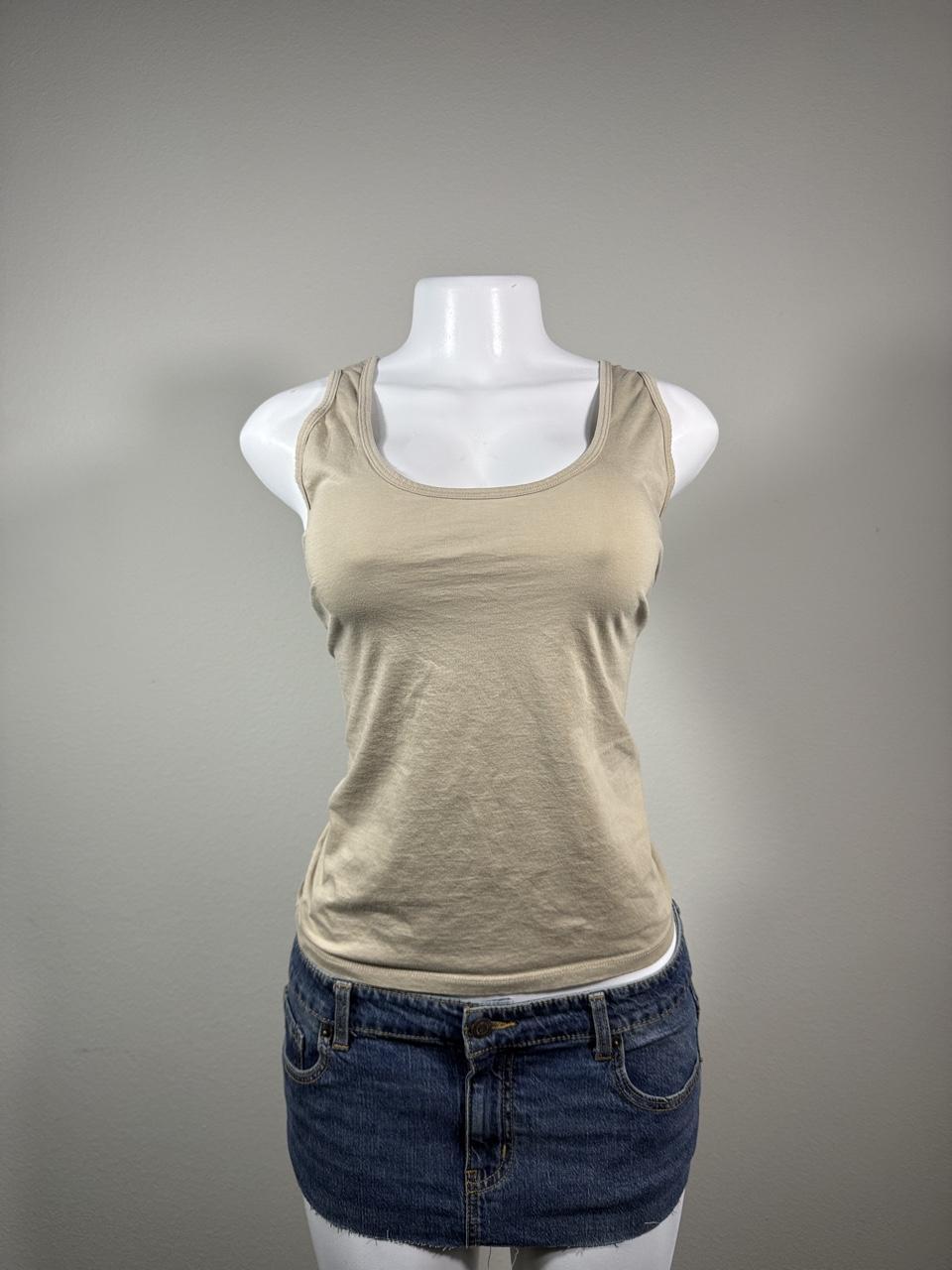 Abercrombie & Fitch Soft Beige Tank Top