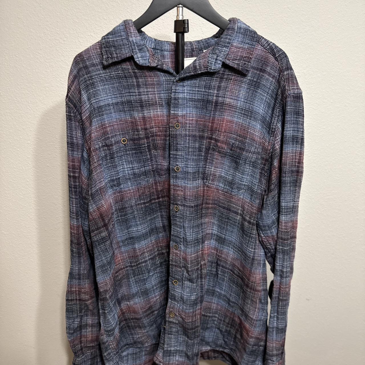 Rowm Men's Blue and Multi Shirt