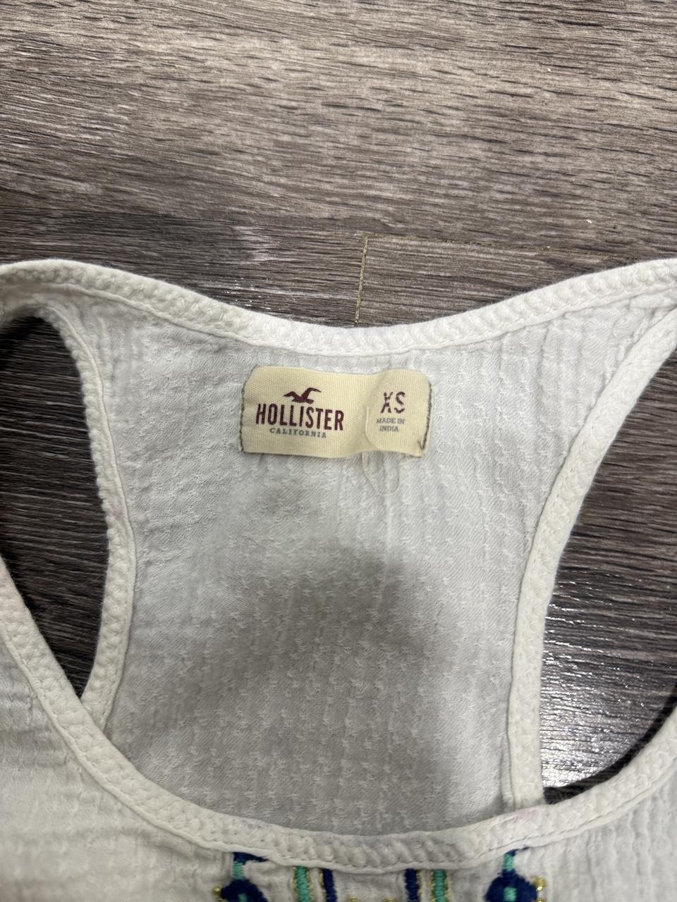 🤍 Vintage Hollister Embroidered Peplum Tank Top 🤍
