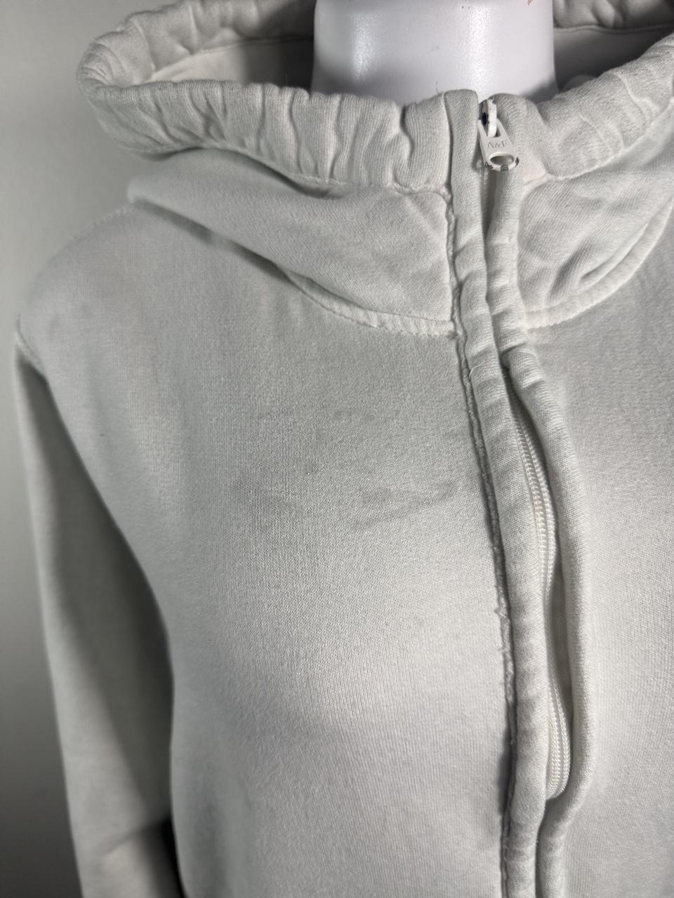Y2K Abercrombie & Fitch White Full Zip Hoodie