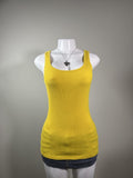 MKM Yellow Ribbed Tank Top
