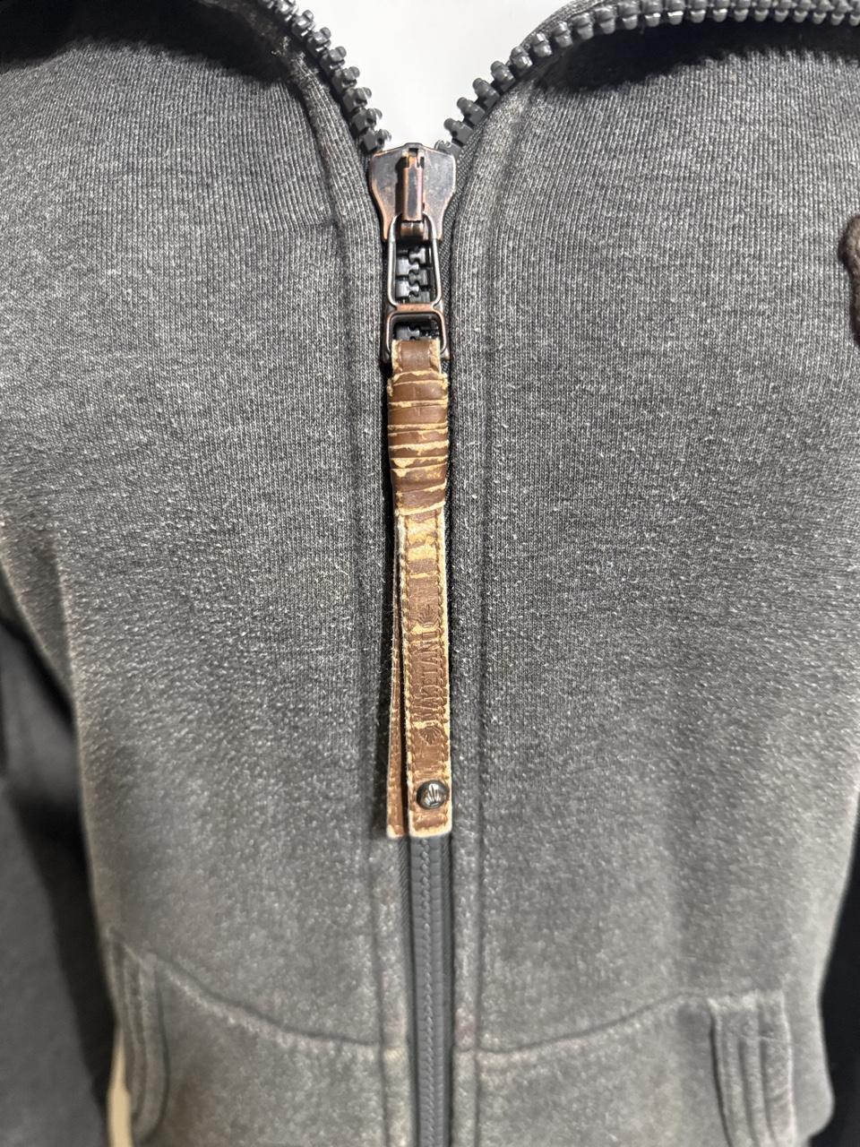 Naketano Women's Grey and Green Hoody