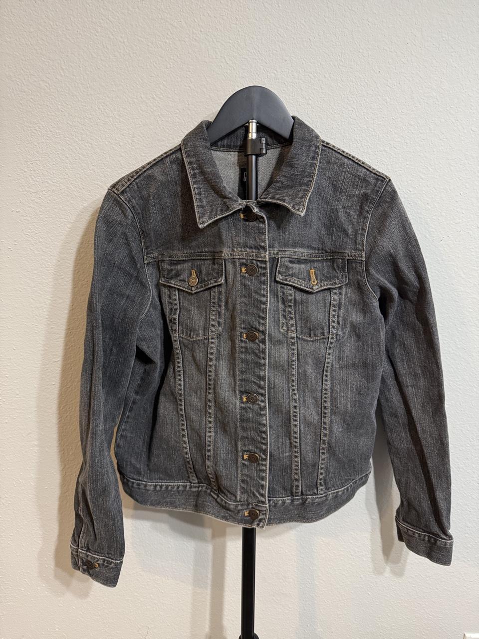 Gap Women's Grey and Black Jacket