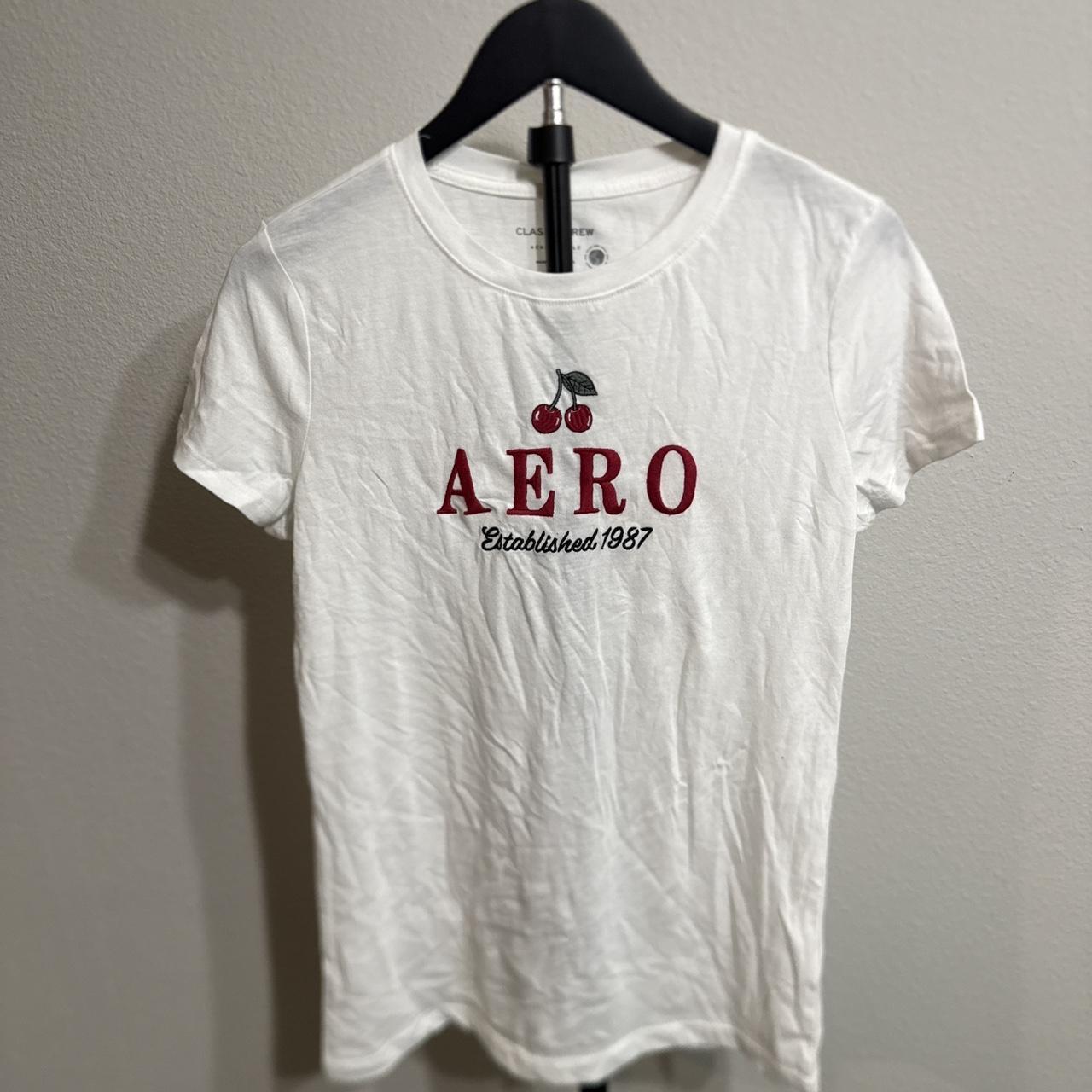 Aeropostale Women's White Tshirt
