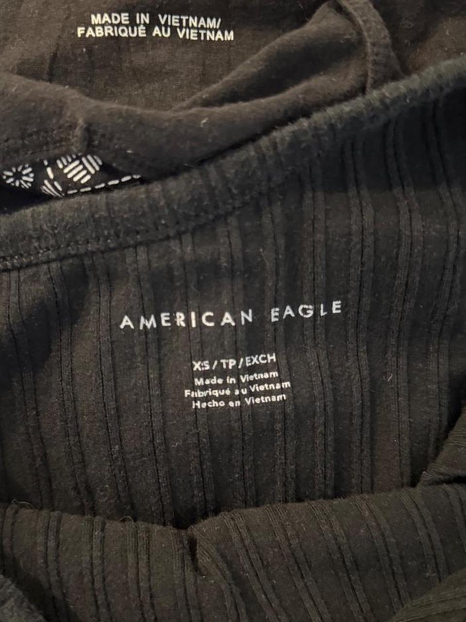 🖤 Y2K American Eagle One Shoulder Ribbed Tank 🖤