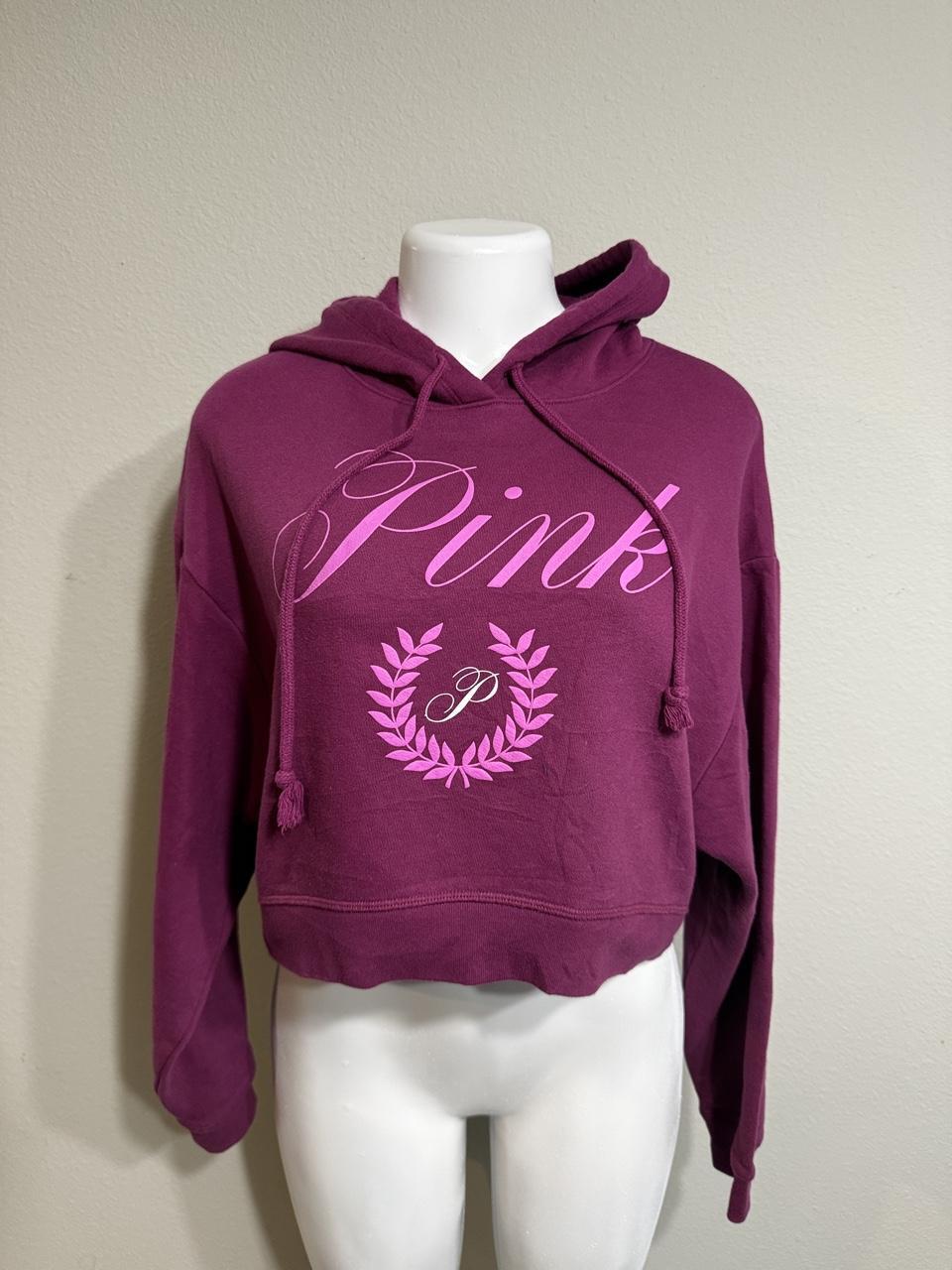 Victoria's Secret Women's Purple and Pink Hoody