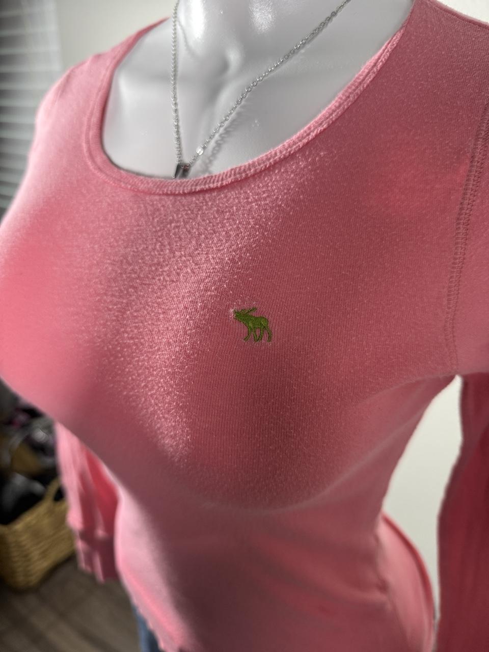 💗 Vintage Abercrombie & Fitch Pink Long Sleeve Top 💗