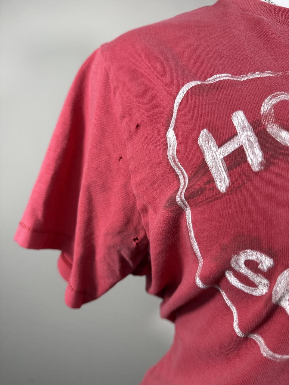 Vintage Y2K Hollister Surf Club Graphic Tee Red