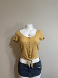 💛 American Eagle tie front top 💛