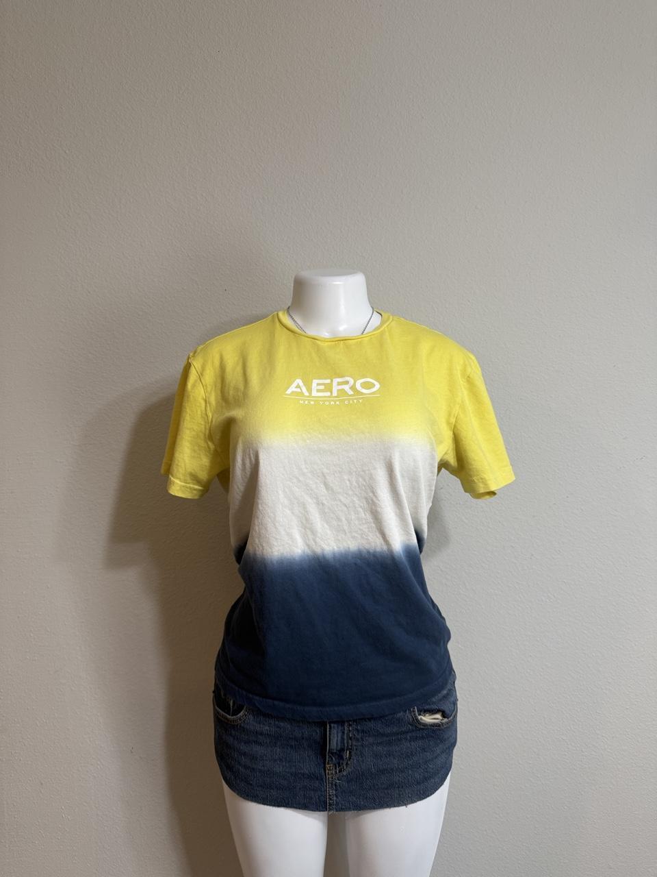 💛 Y2K Aeropostale Ombre Logo Tee 💛