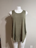 American Eagle Women's Green and Khaki Vests-tanks-cami