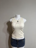 💖 Y2K American Eagle Bow Graphic Ribbed Tank 💖