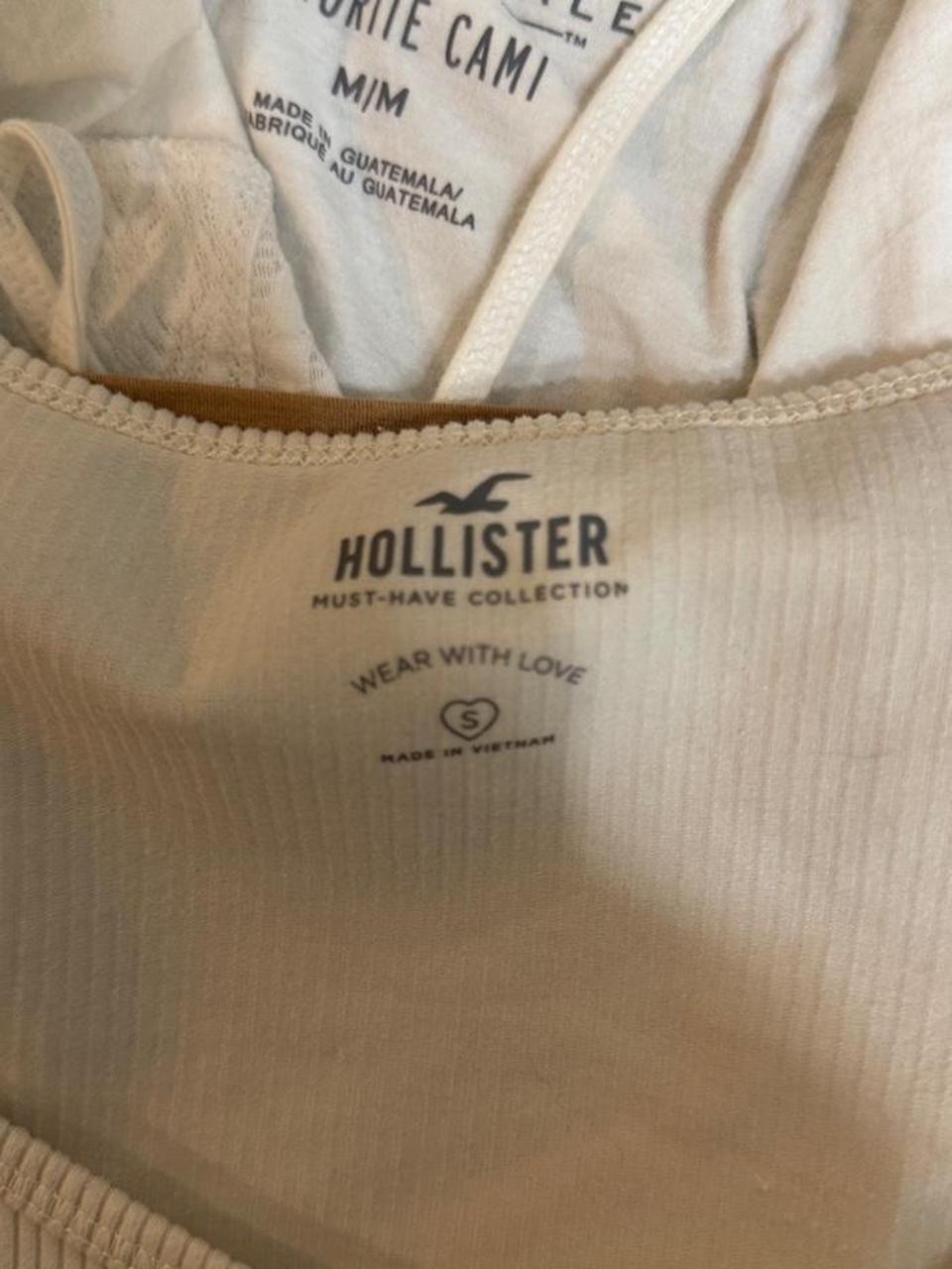 🤍 Hollister Ribbed Square Neck Top 🤍