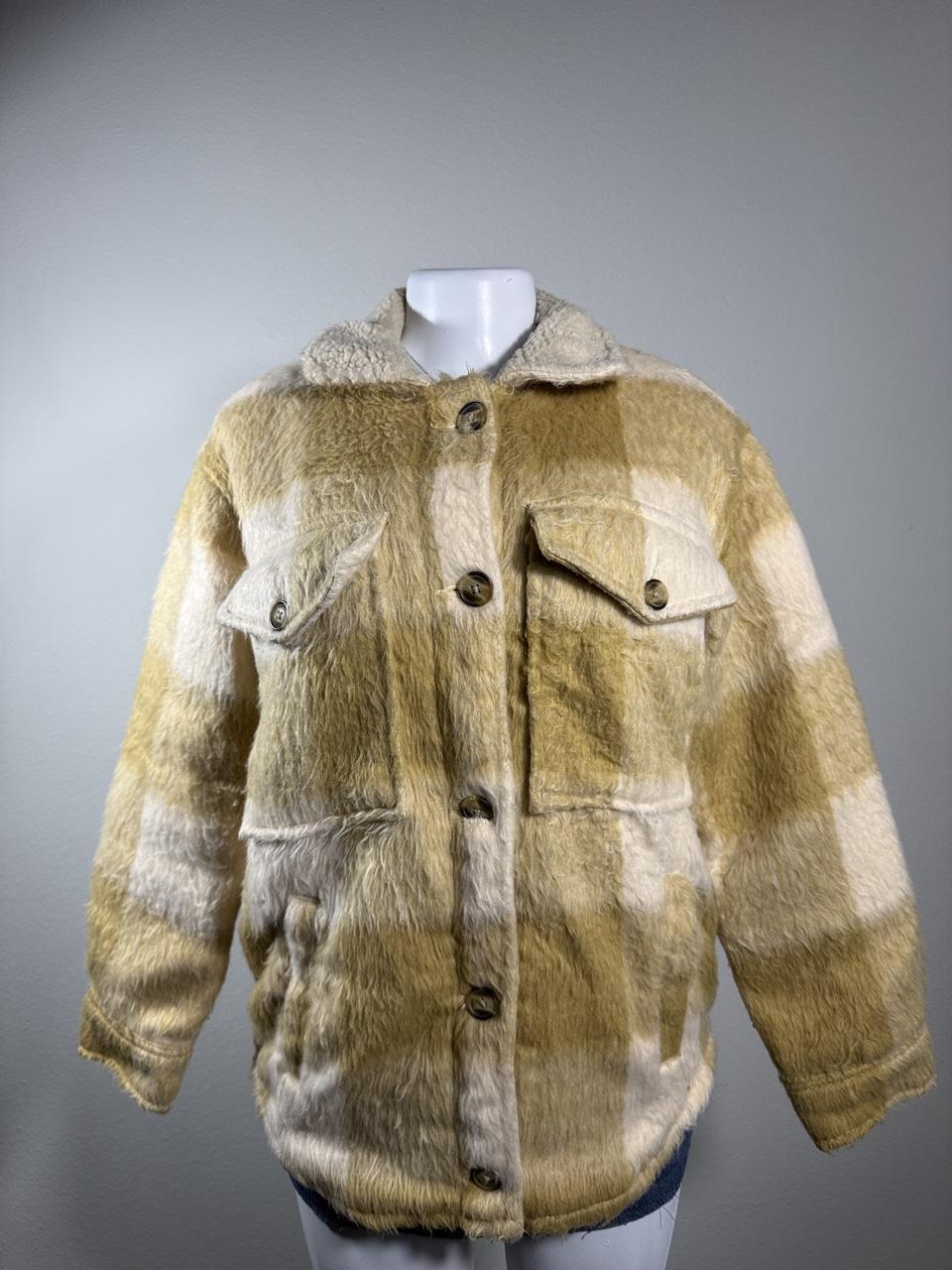 🤎 American Outfitters Sherpa Plaid Jacket 🤎
