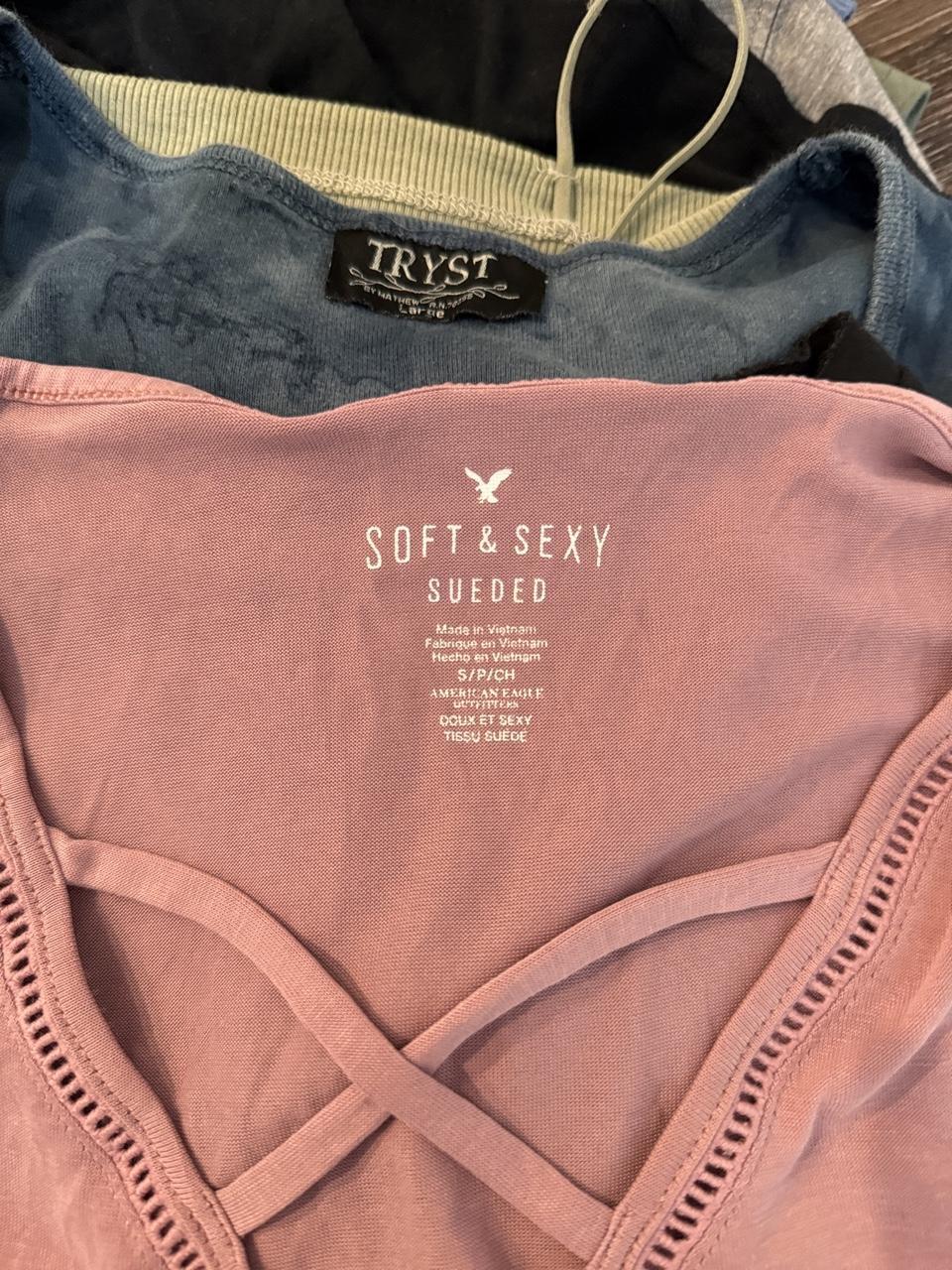 Y2K American Eagle Soft & Sexy Sueded Tank 🩷