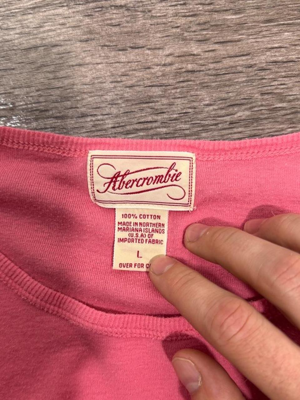 💗 Vintage Abercrombie & Fitch Pink Long Sleeve Top 💗