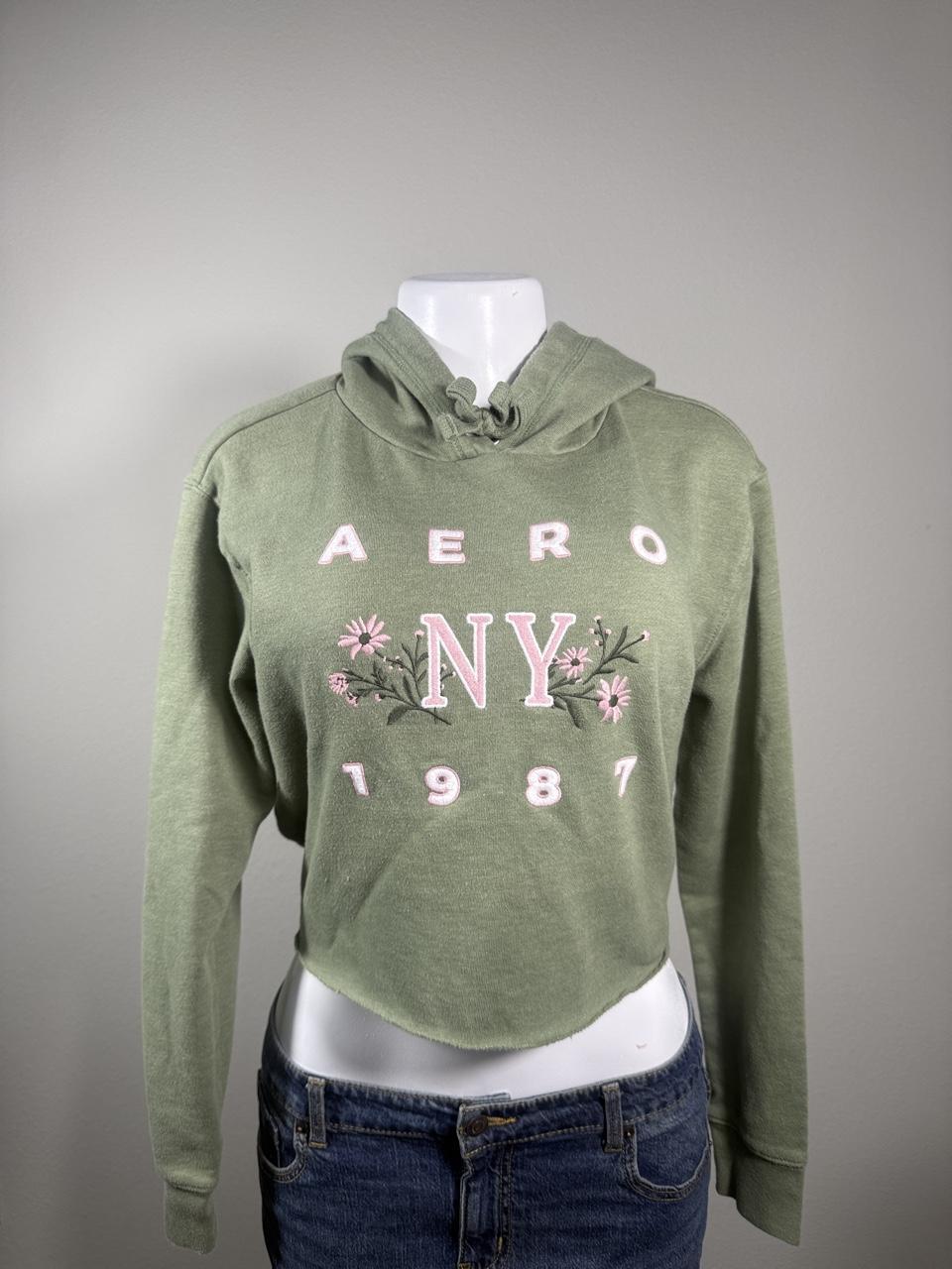 💚 Aeropostale NY 1987 Cropped Hoodie 💚
